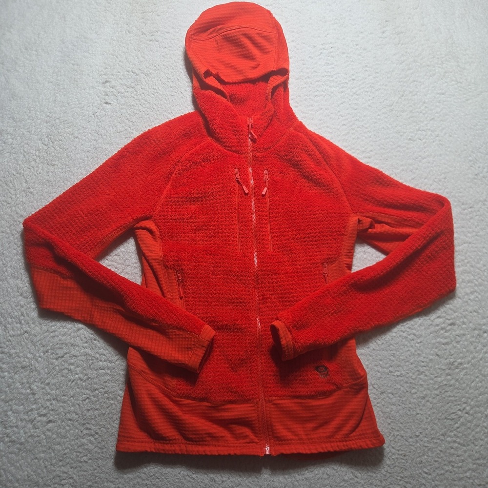 Mountain Hardwear "Monkey Man" Women's Polartec Red Fleece Jacket Size Medium